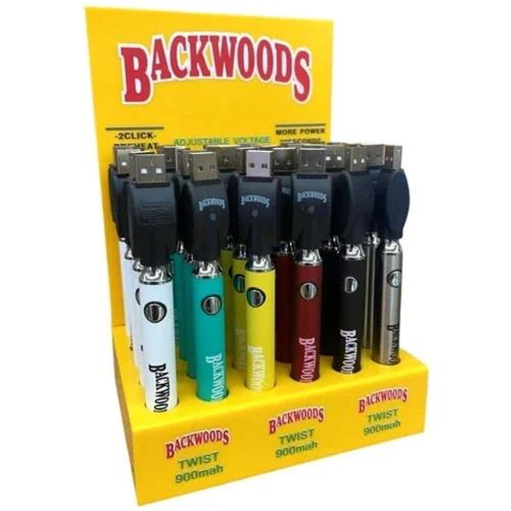 Backwoods Vape Pen Twist CBD Vape Battery 900Mah